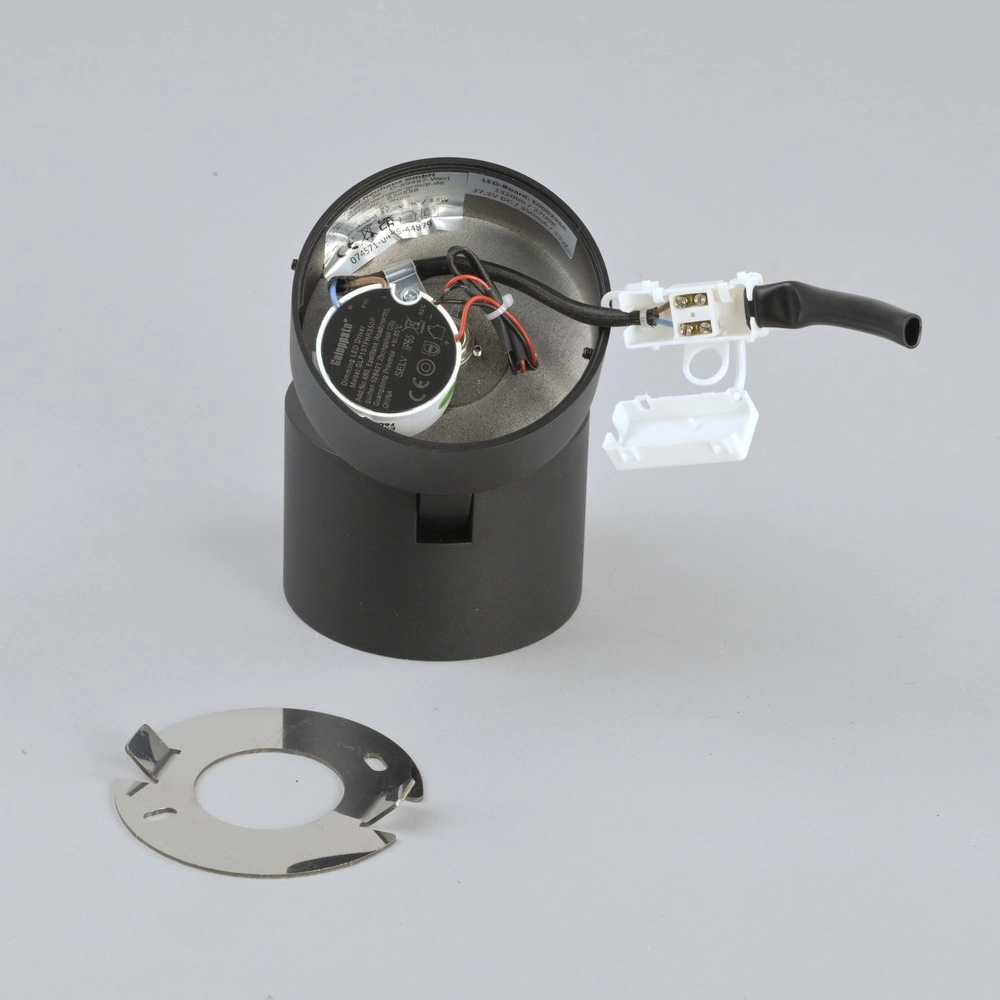 Spot lisse monté en surface Pure Cup Black Pearl Paul Neuhaus 4012248395585