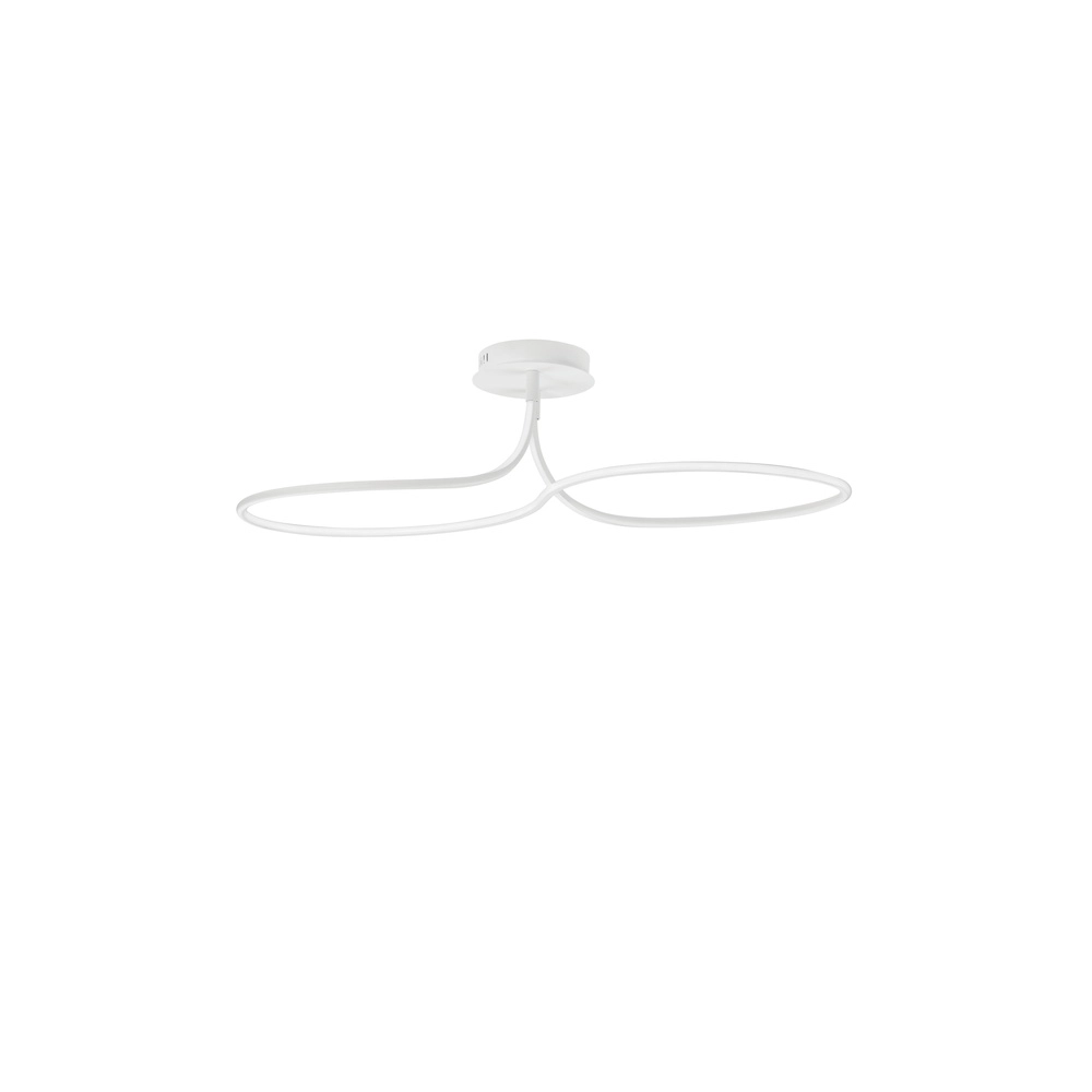 Plafonnier Fungo Bouclé blanc Lyora 5212017419897