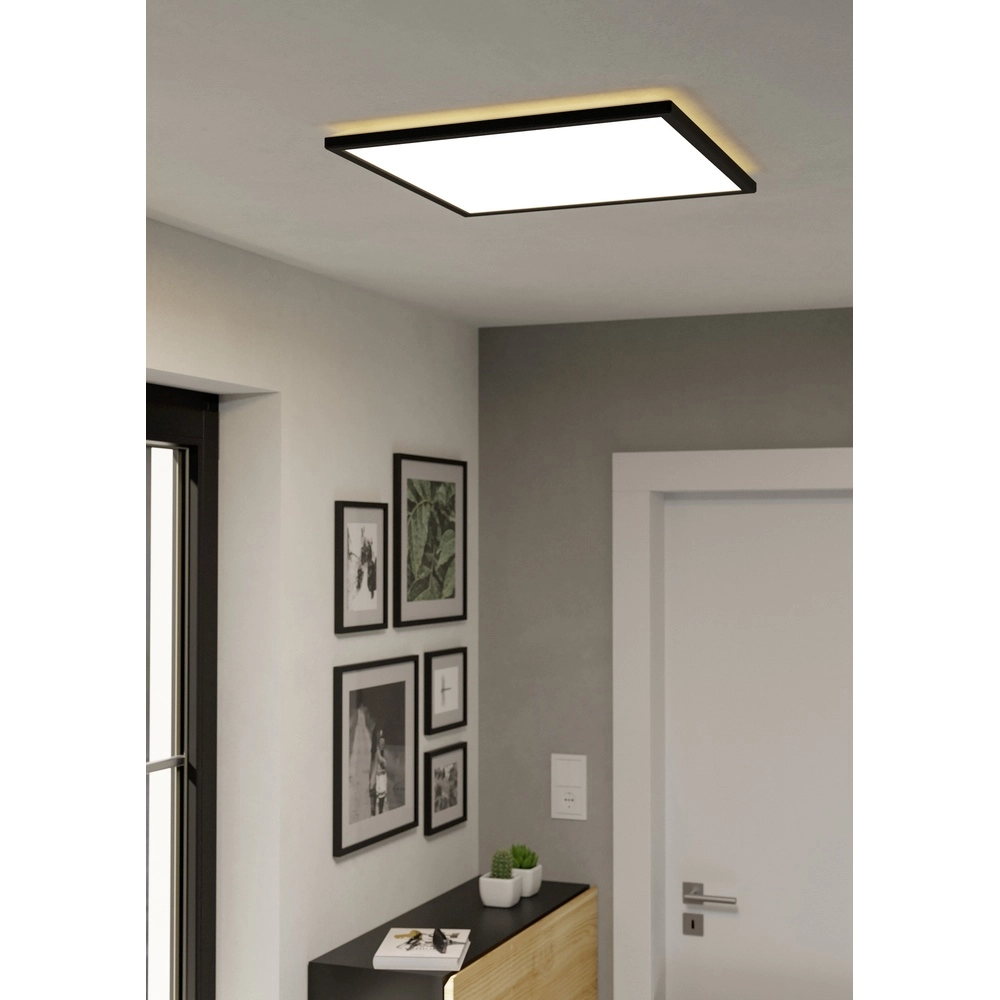 Lampe de salle de bain intelligente Rovito-Z Carré - Noir - 50x50cm Eglo 9008606329755