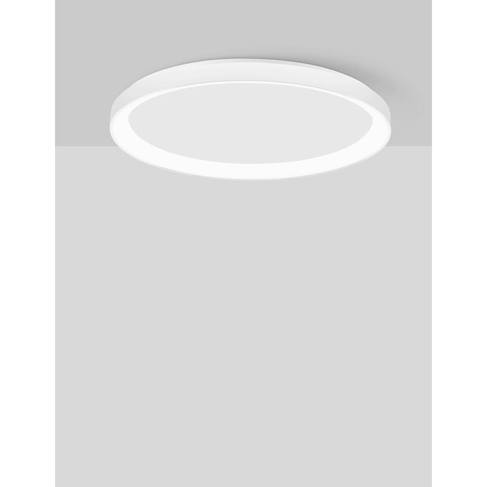 Plafonnier design Pertino Ø 58cm blanc