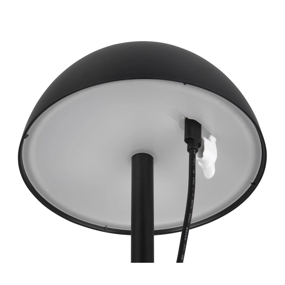 Lampe de table Ricardo noir Ø 13.5cm Trio 4017807601794