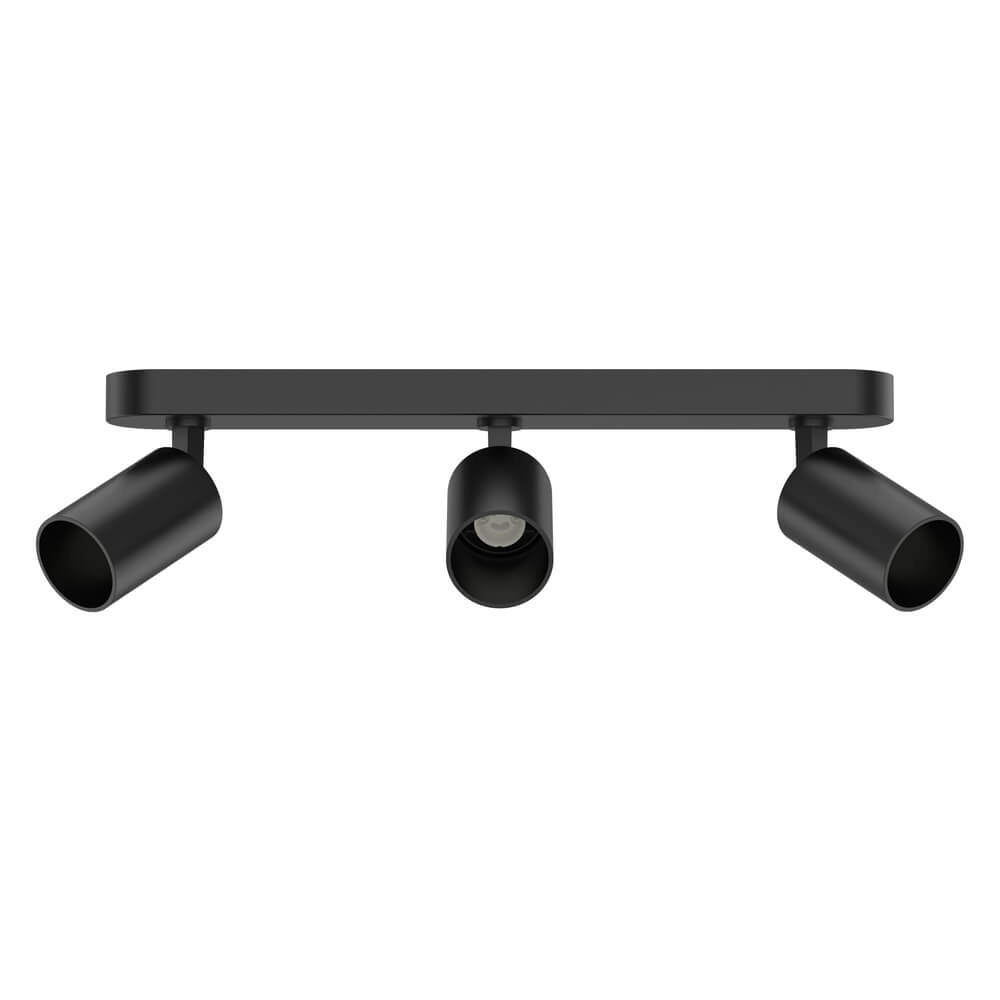 Spot apparent à 3 lumières Tevo noir Lyora 4255805301531