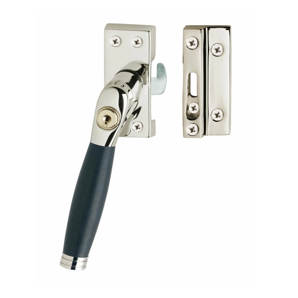 Fermeture de fenêtre Ton 222 Nickel gauche verrouillable Fermeture de fenêtre Ton 222 Nickel gauche verrouillable