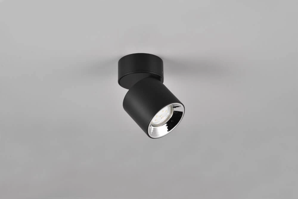 Plafonnier Guayana noir Trio 4017807573930