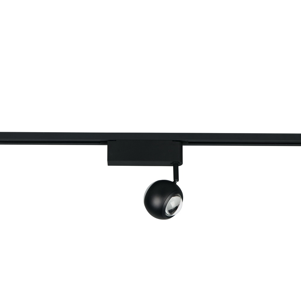 Spot ferroviaire Hamlet Noir 2 phases Trio 4017807662900