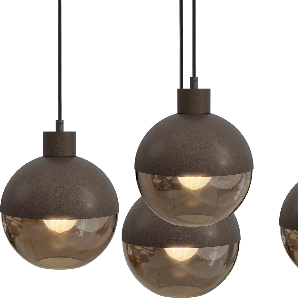 Lampe suspendue à 6 lampes Opera cacao Masterlight 8718121424194