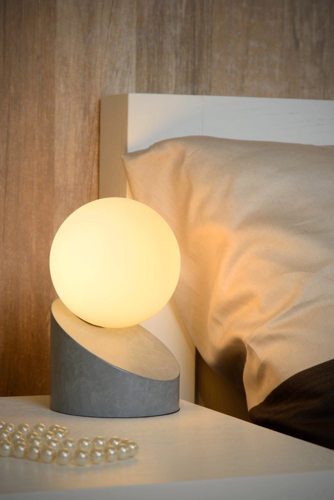 Lampe de table de conception Len gris Lucide 5411212450579