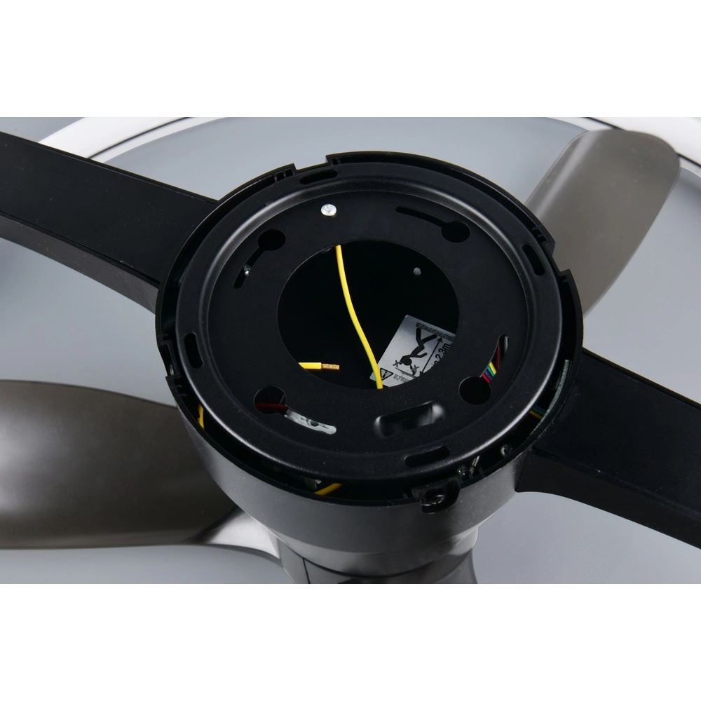 Ventilateur de maison intelligente Stockholm noir Ø 73,5 Tuya Trio 4017807693133