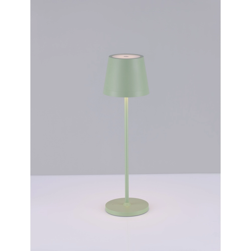 Lampe de table rechargeable Seina olive Lyora 5212017444448