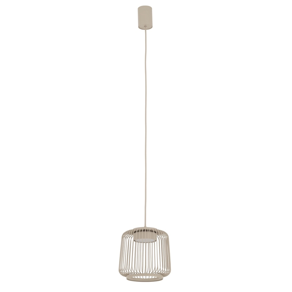 Lampe cage Kenai brun sable Ø 18cm Lyora 5903139122177