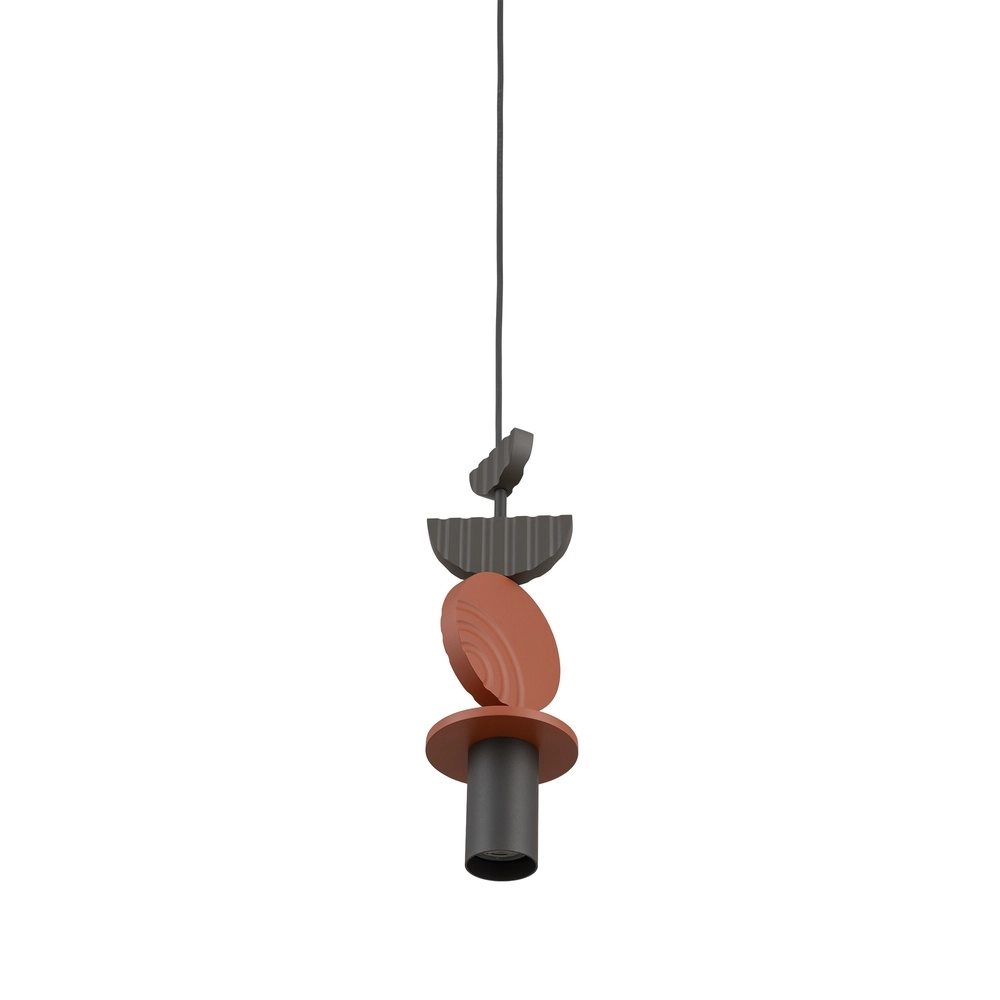 Lampe pendante unique Drops Color Ombra Grey Lyora 5903139111966