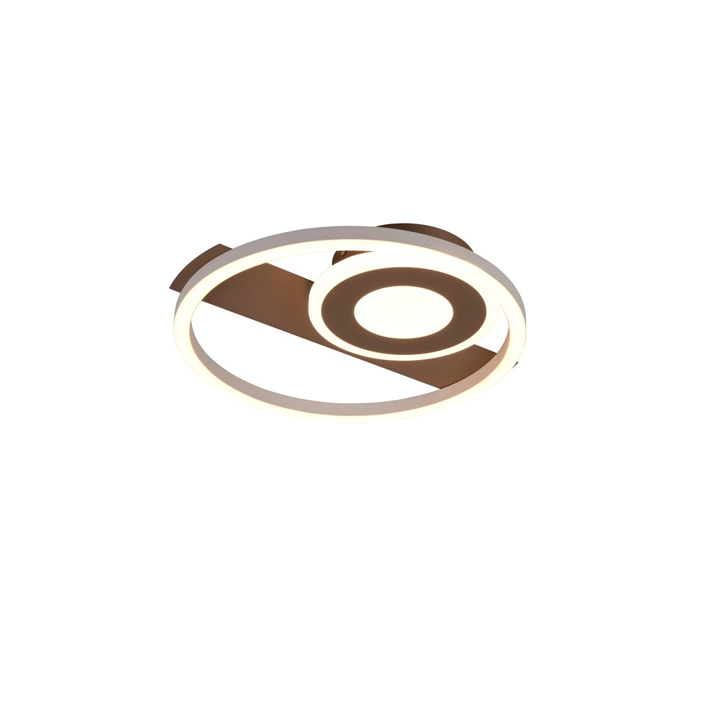 Plafonnier moderne Horus Brun moka Plafonnier moderne Horus Brun moka