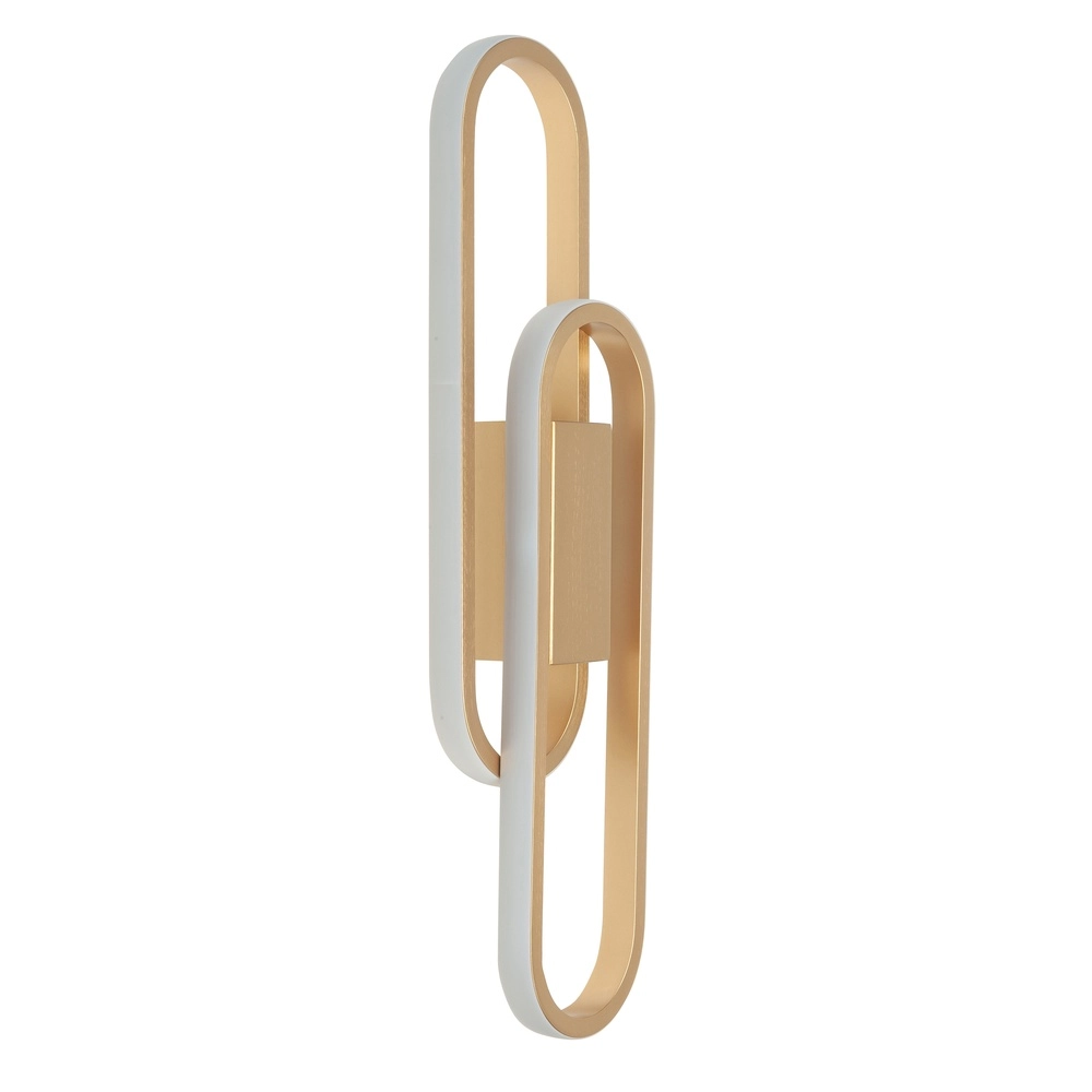 Applique murale design Anello laiton 50cm