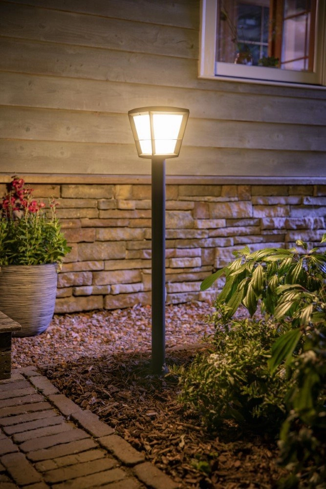 Lampe de jardin noire Hue Econic 100 cm Philips 8718696170601