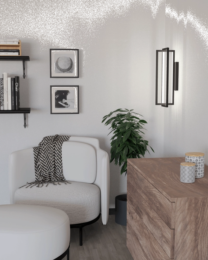 Applique LED Siberia noir Eglo 9008606244065