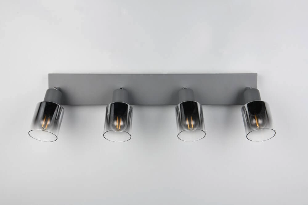 Plafonnier 4 lumières Cadiz noir Trio 4017807615784