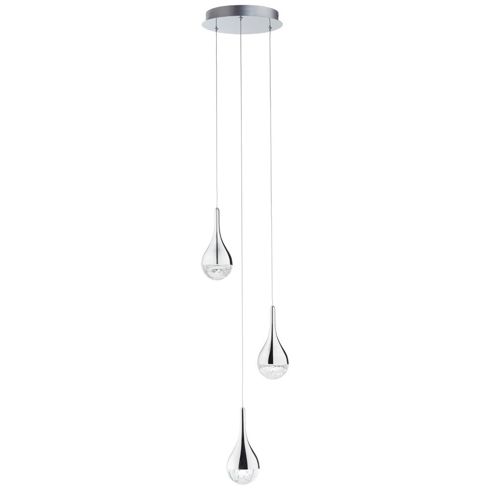 Lampe suspendue Vide Frizzante 3 lumières Brilliant 4004353312267