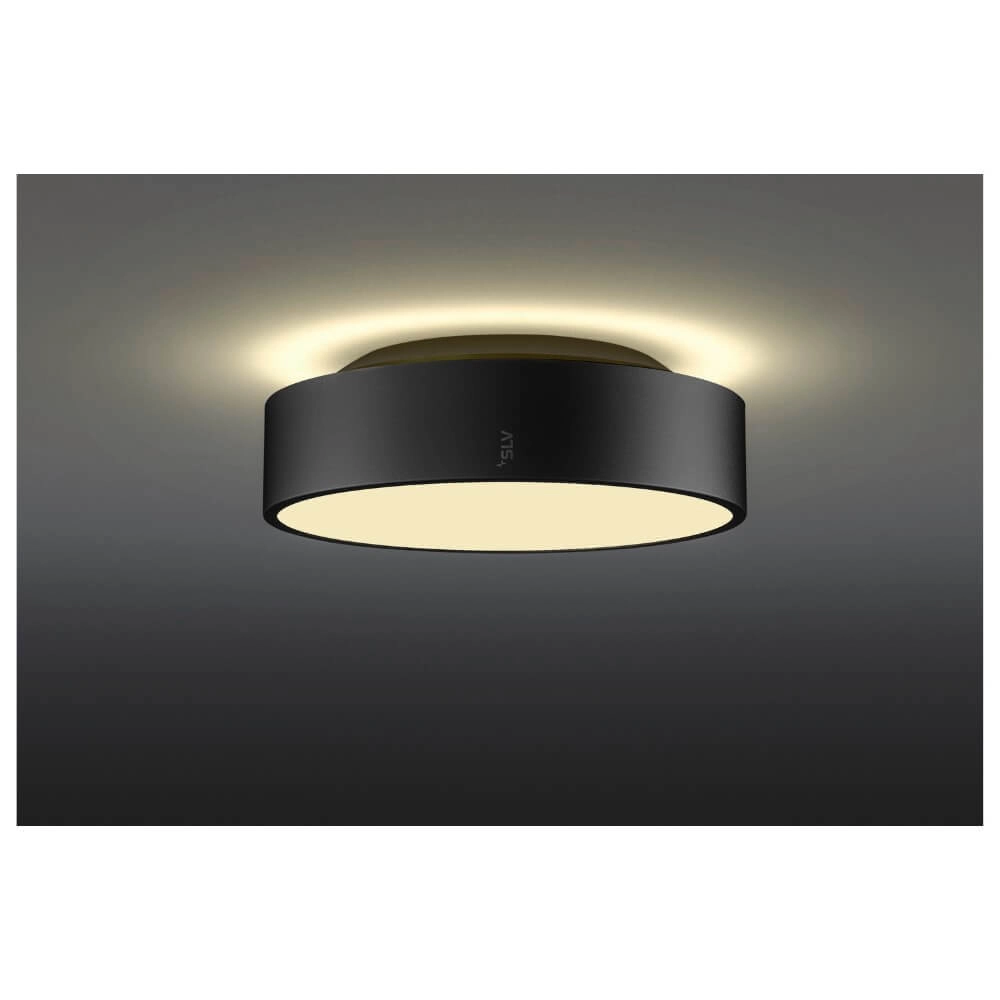 Plafonnier / Lampe suspendue Medo 30 noir - CCT - Ø 28cm SLV 4024163276733