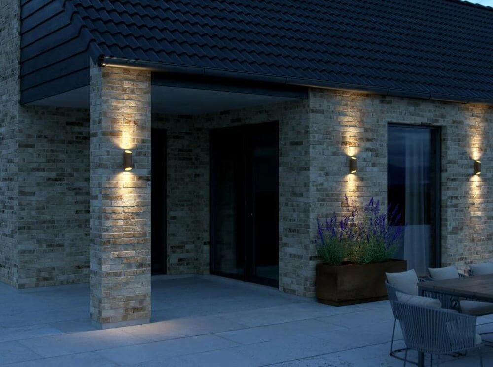 Lampe d'extérieur marron rouille Nico Round Nordlux 5704924010972