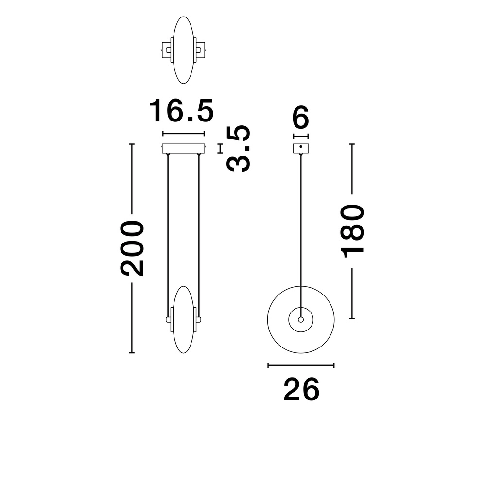 Suspension unique Ballet noir 1 lumière Lyora 5212017458414
