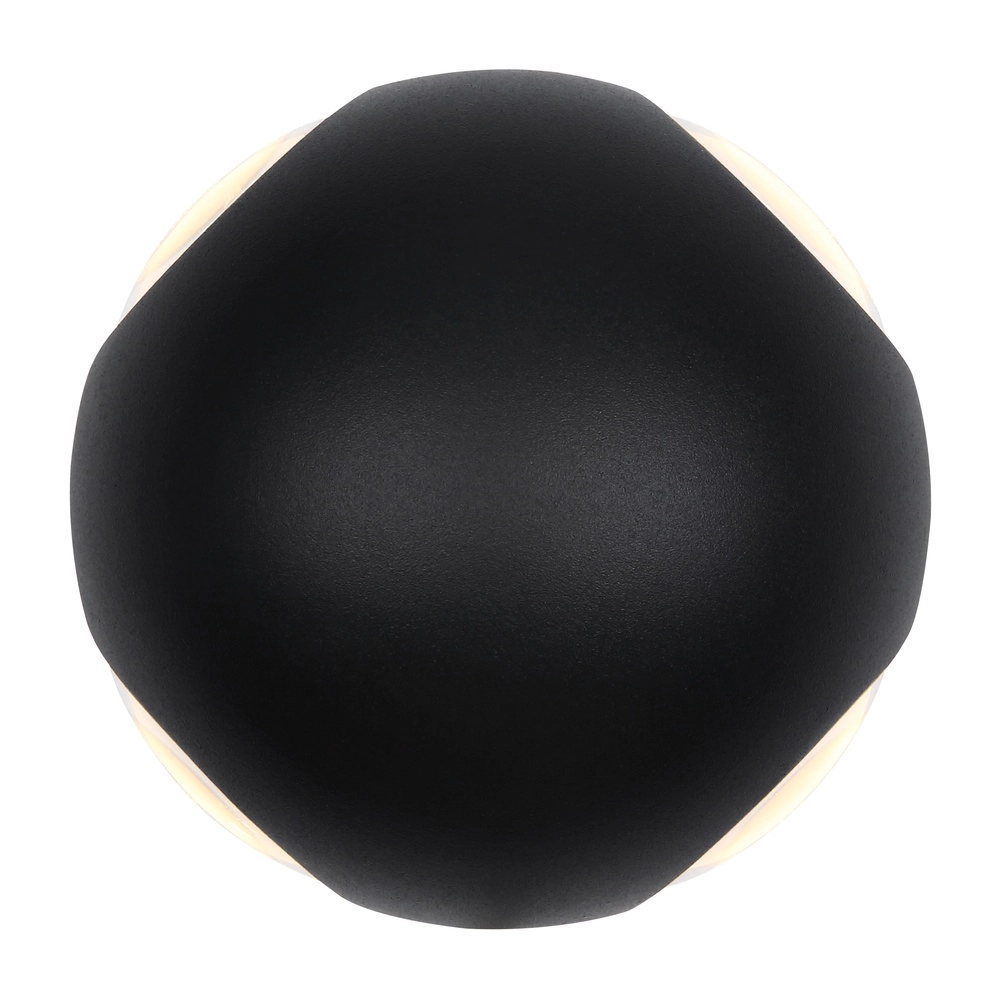 Lampe murale ronde Slice Noir Globo 9007371451036