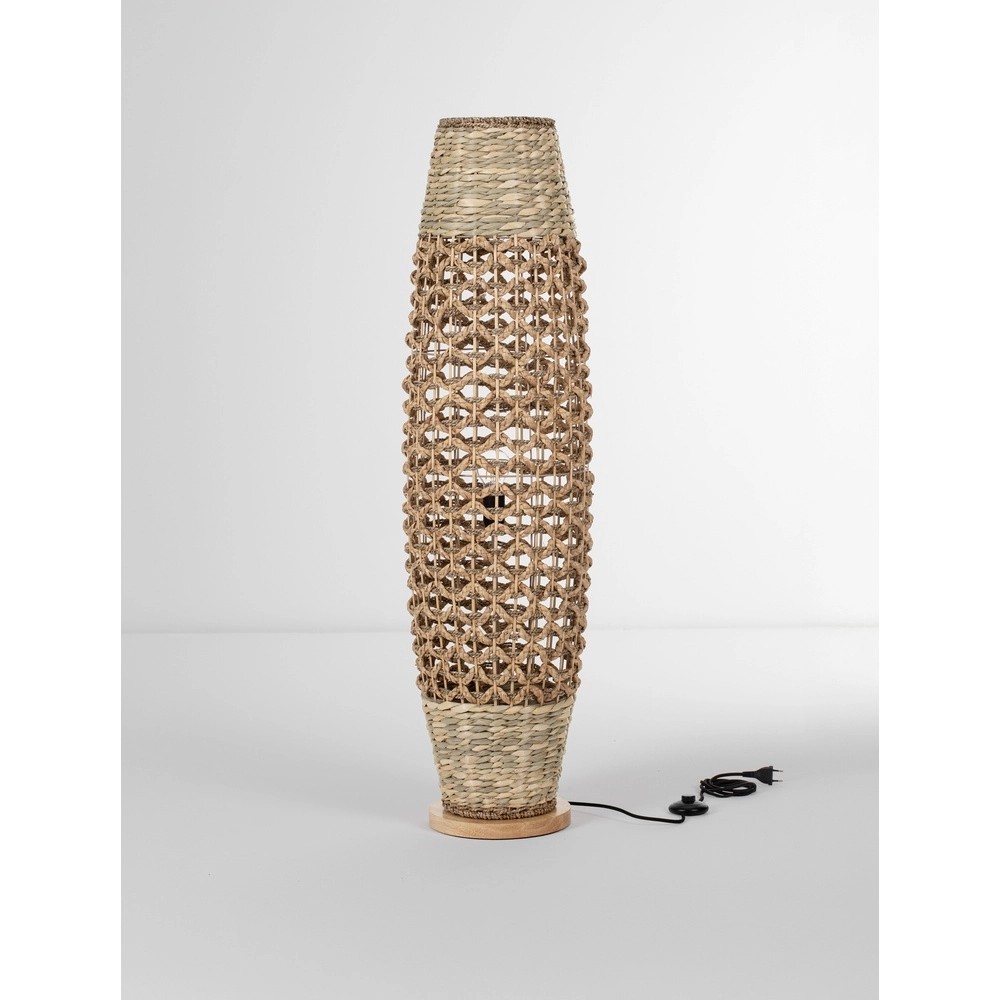Lampadaire Anada marron Ø 33cm Lyora 5212017477484