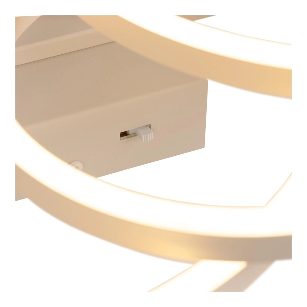 Lampe de plafond moderne Nicola Sand Brown Corner Lucide 5411212531193