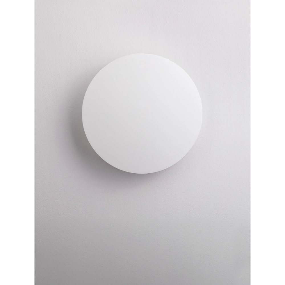 Applique murale ronde Copper blanc Ø 24cm Lyora 5212017447357