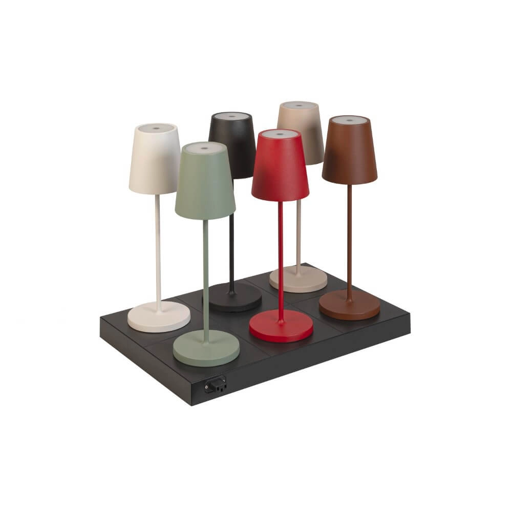 Lampe de table d'extérieur Vinolina Two rouille - rechargeable SLV 4024163288309