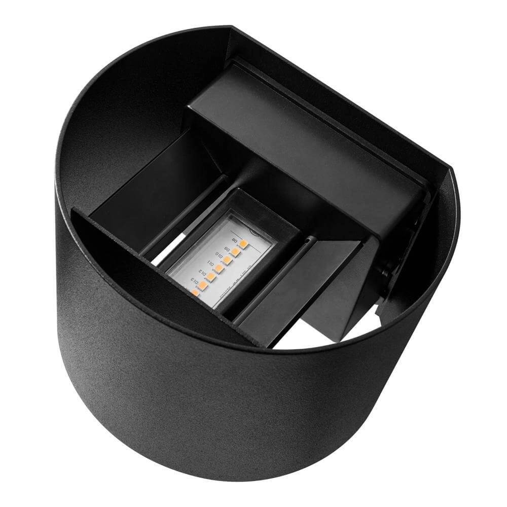 Spot rond en saillie Milda noir Nordlux 5704924017735