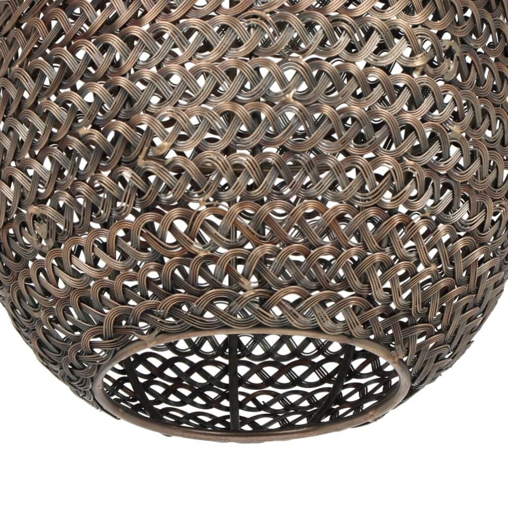 Lampe à suspension en bronze Ziva Ø 23 cm Trio 4017807617405