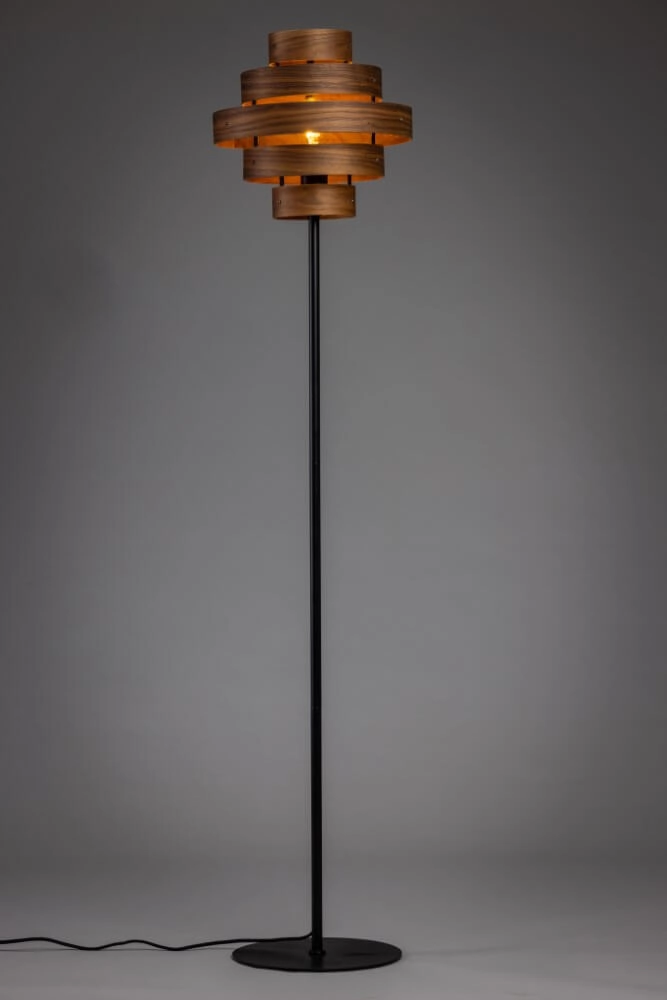 Lampadaire Walnut brun noyer Ø 50cm ETH 8720195304852