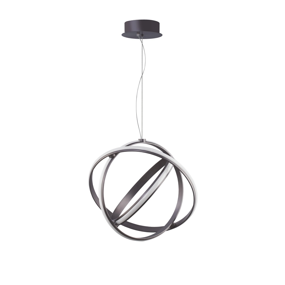 Suspension Pertone S Ø 50cm noir avec lueur violette Lyora 5212017419699