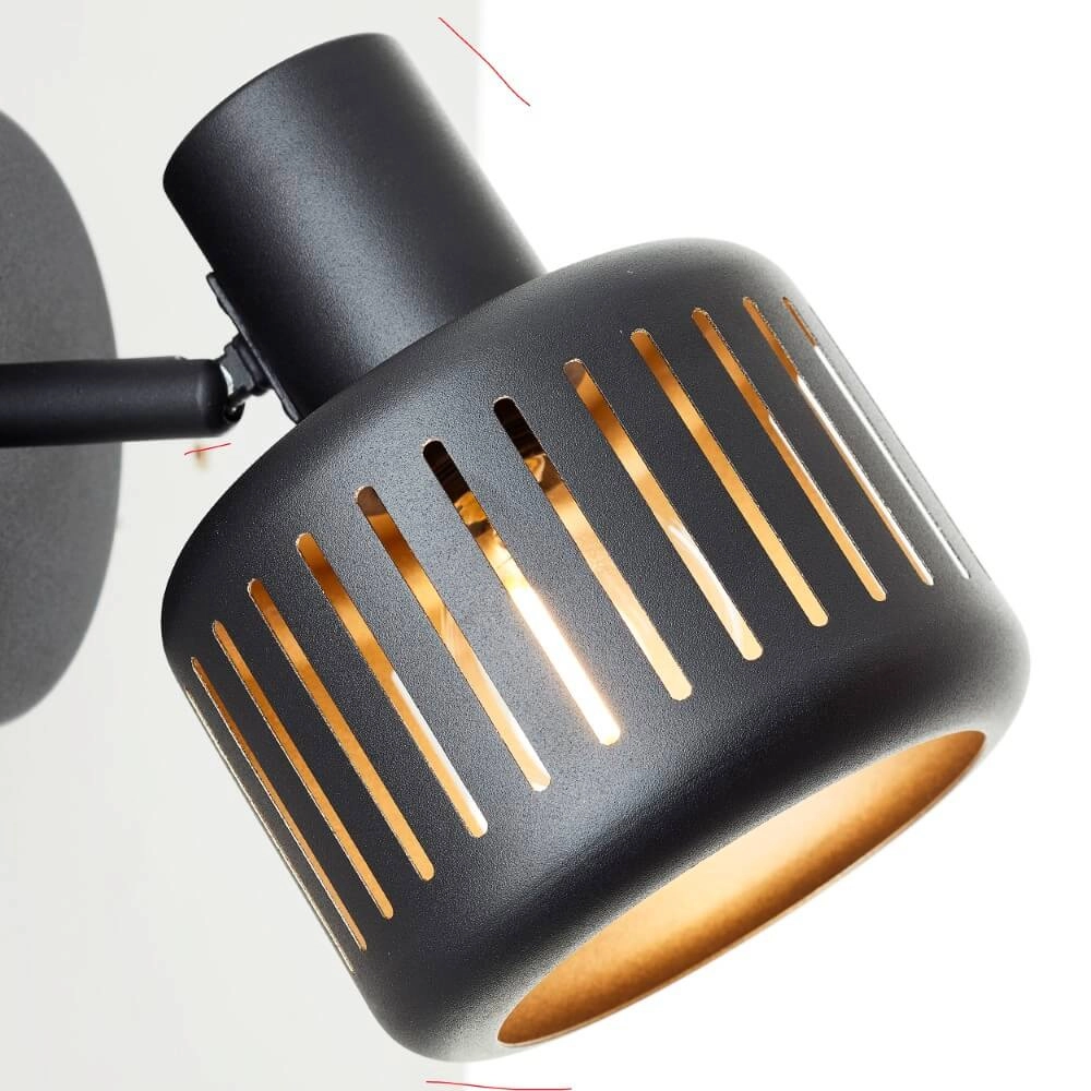 Applique noire Tyas noir avec de l'or Brilliant 4004353424311