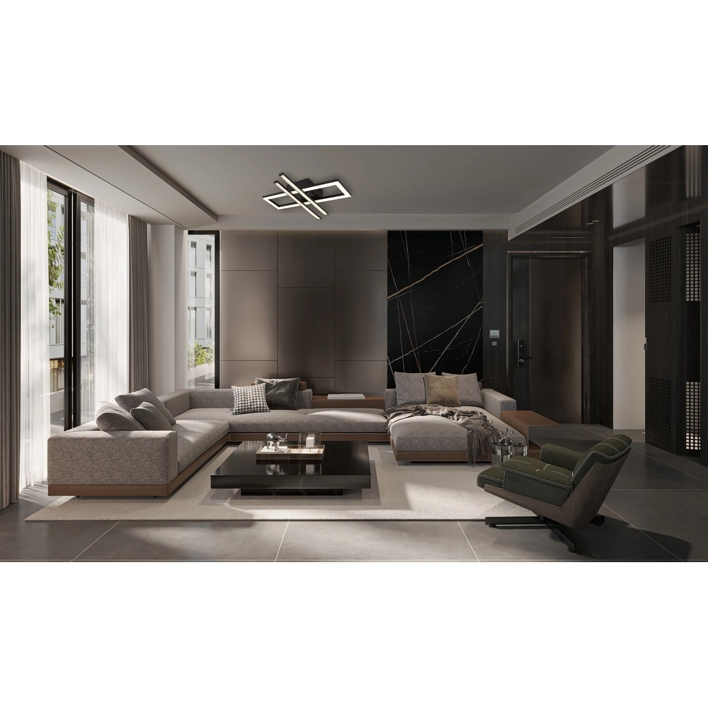 Lampe de plafond Highway Noir Globo 9007371450794