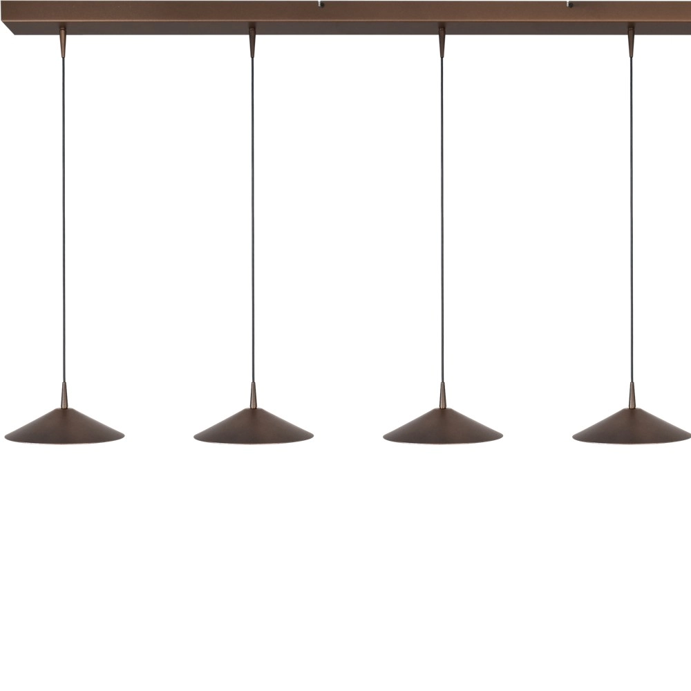 Lampe suspendue à 5 lumières Ceppo Brun cacao Ø 22cm Masterlight 8718121358512