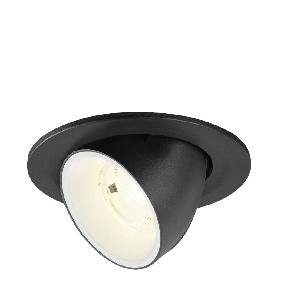 Spot encastré Numinos Gimble S noir/blanc 4000K - 20 deg