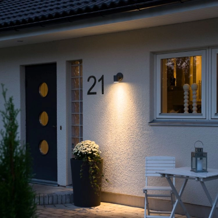 Spot murale Modena Downlight 12 cm noir KonstSmide 7318307657753