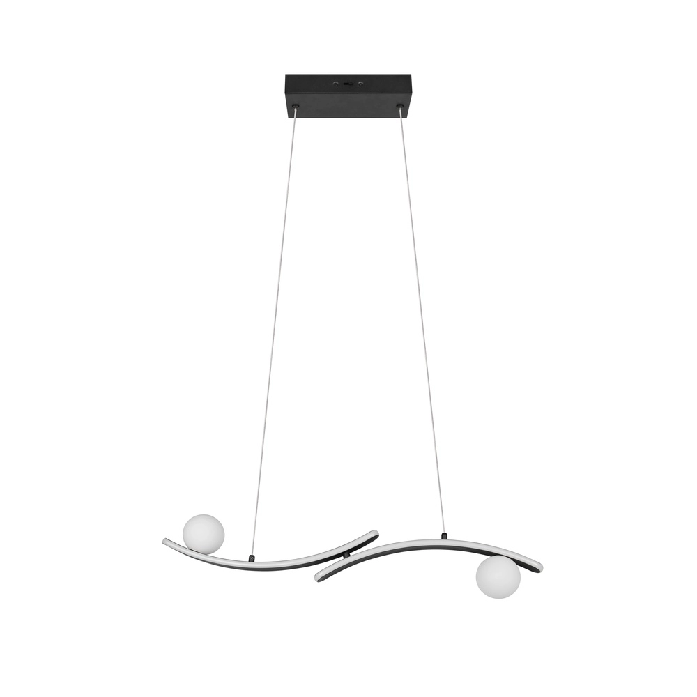 Lampe pendante de conception Napoli Noir Trio 4017807683462