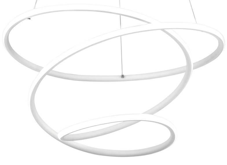 Lampe suspendue LED Bologna blanc Trio 4017807525656