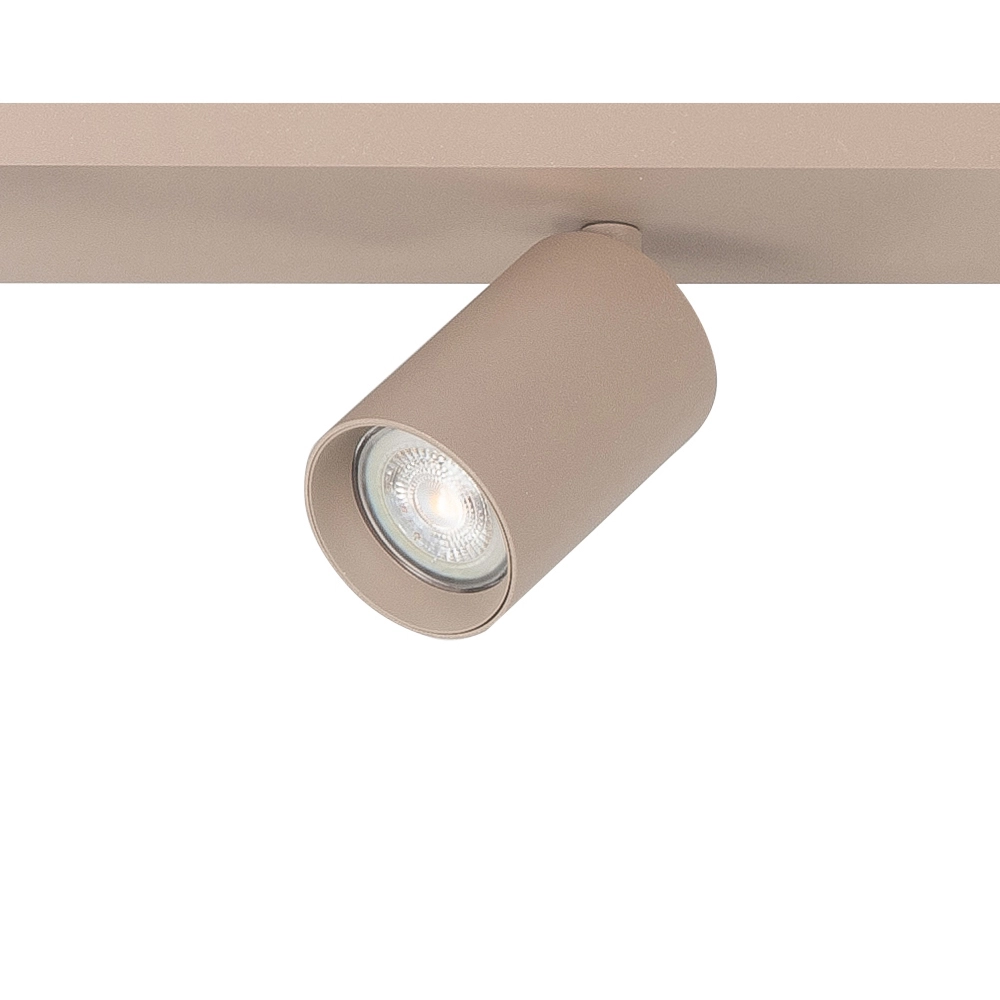 Spot monté en surface Mila 4-brun sable droit clair Highlight 8718379050473