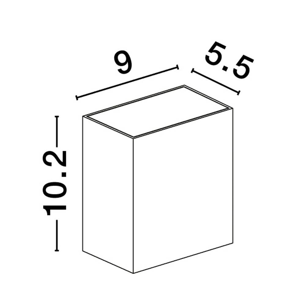 Applique murale Zaro anthracite Lyora 5212017432803