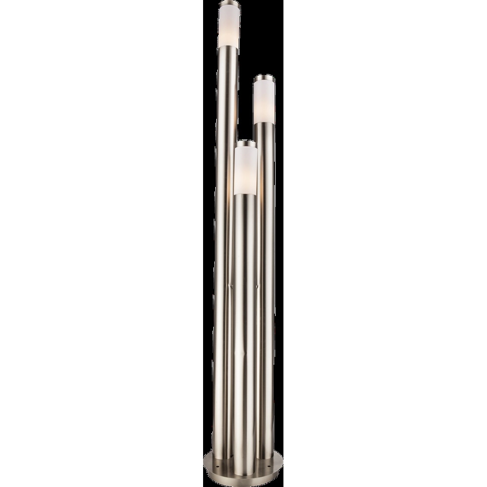 Lampe de jardin à 3 lumières Boston Acier inoxydable Globo 9007371108145