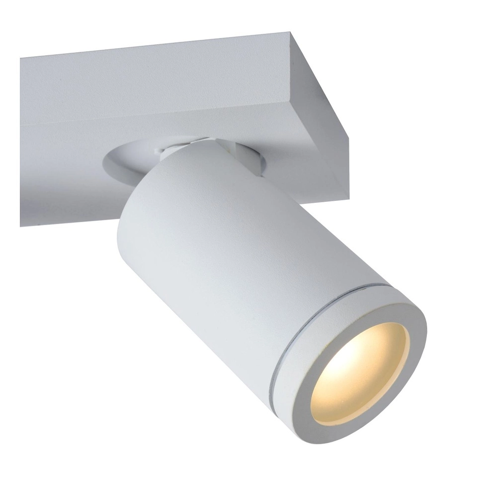 Projecteur de plafond Taylor IP44 blanc à deux lumières Lucide 5411212092649