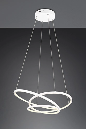 Lampe suspendue Vide Darvin blanc - 62cm Trio 4017807616033
