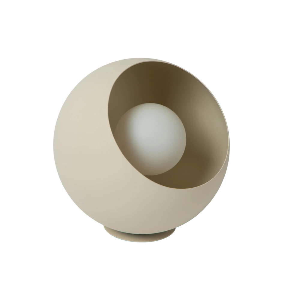 Lampe de table Doredos Ø 20 cm brun sable