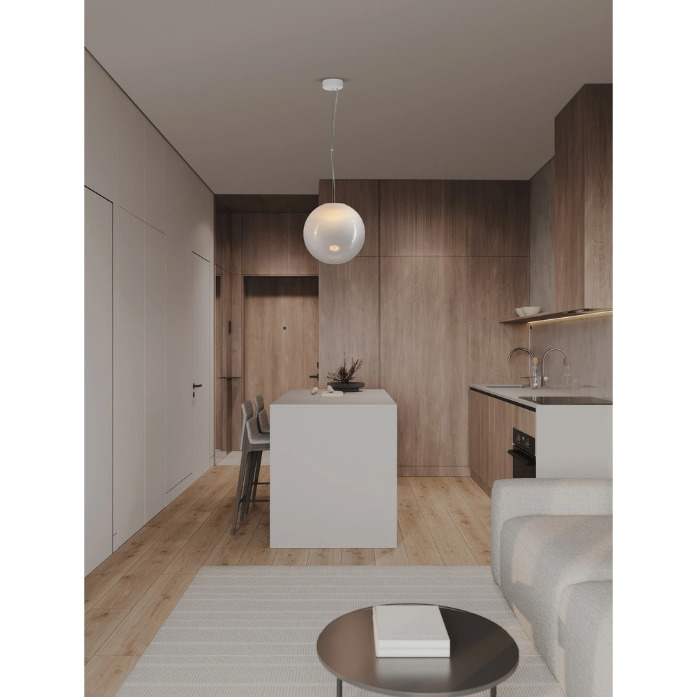 Suspension blanche Bolita ampoule Ø 30cm Lyora 5212017483577