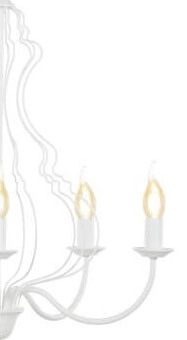 Lustre blanc Margaret Ø 55 cm Lyora 5903139633093