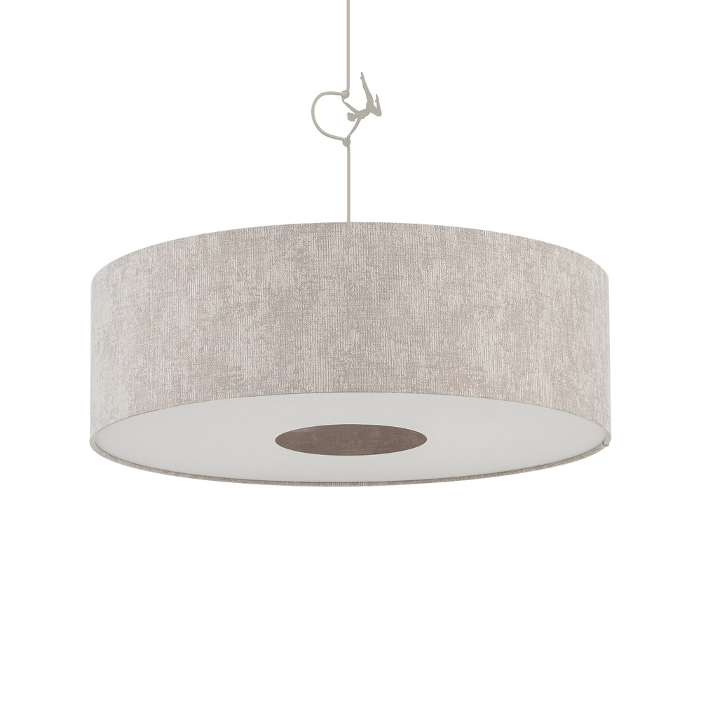 Lampe suspendue Cedro brun sable Ø 65cm Lyora 5903139116664