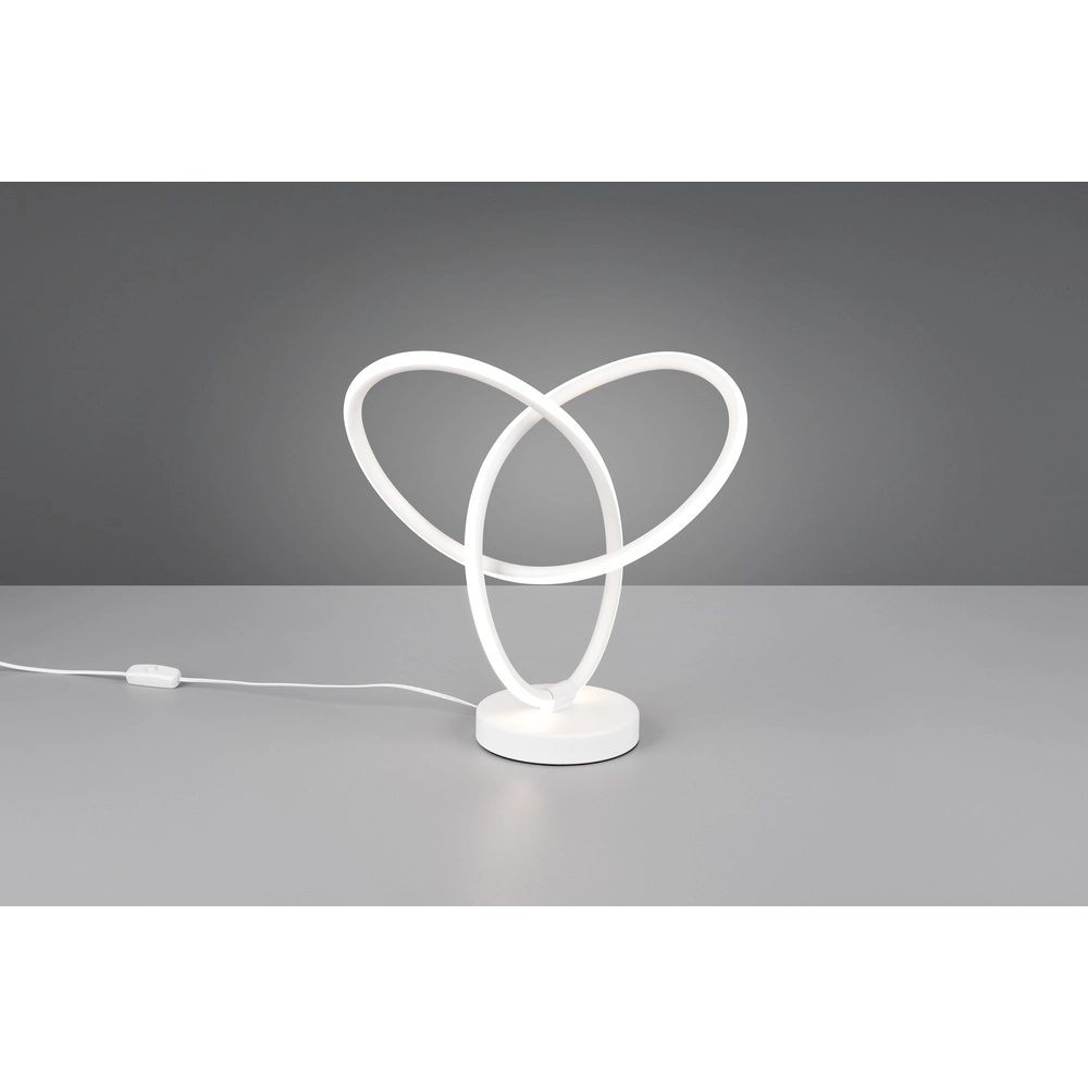 Lampe de table Lando Design Blanc Trio 4017807656503